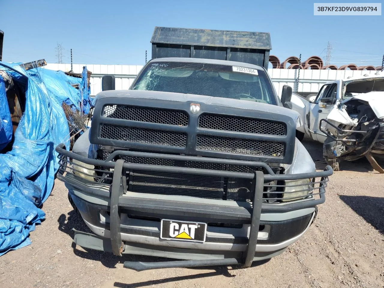 1997 Dodge Ram 2500 VIN: 3B7KF23D9VG839794 Lot: 70231304