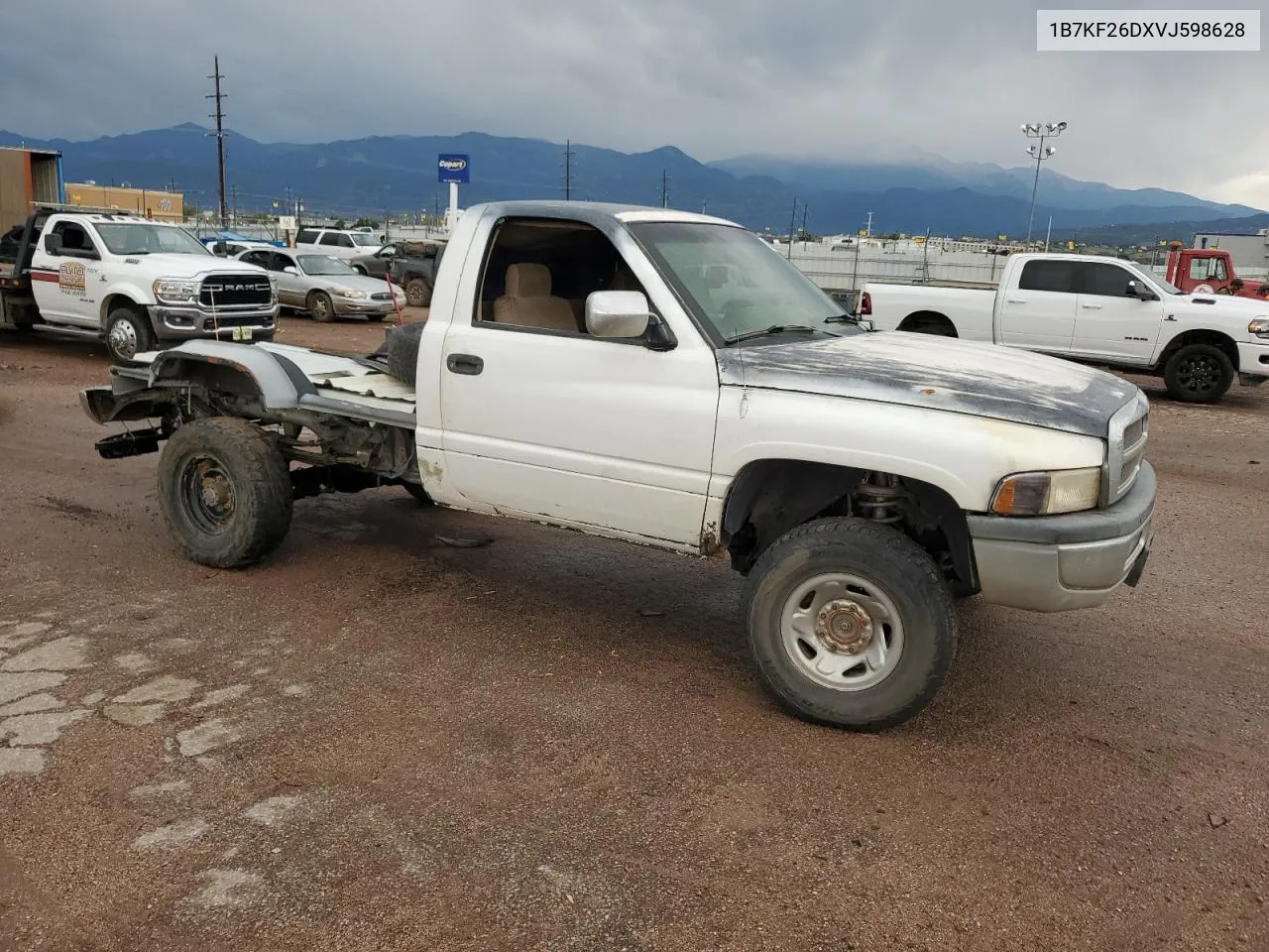 1997 Dodge Ram 2500 VIN: 1B7KF26DXVJ598628 Lot: 70559844