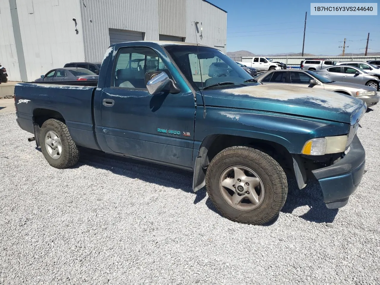 1997 Dodge Ram 1500 VIN: 1B7HC16Y3VS244640 Lot: 71087604