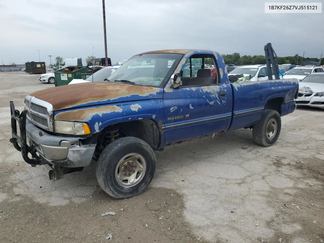 1997 Dodge Ram 2500 VIN: 1B7KF26Z7VJ515121 Lot: 72426464