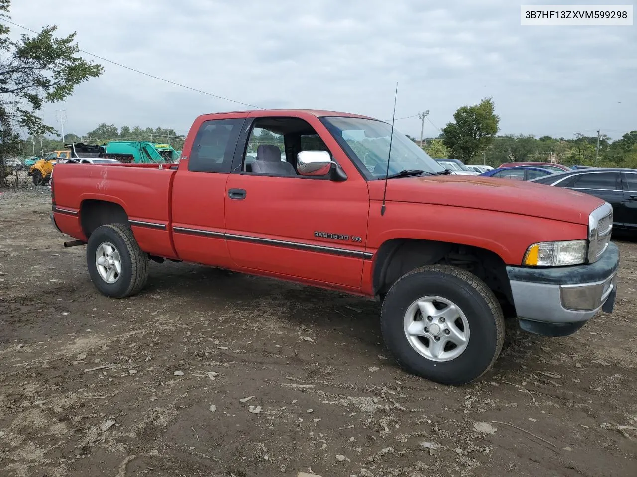 1997 Dodge Ram 1500 VIN: 3B7HF13ZXVM599298 Lot: 74320614