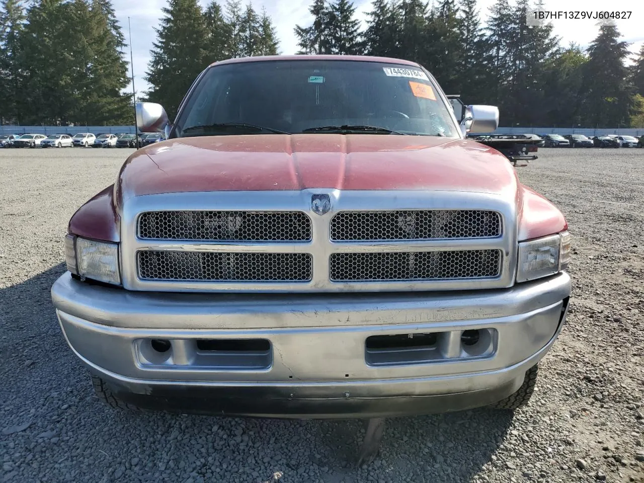 1997 Dodge Ram 1500 VIN: 1B7HF13Z9VJ604827 Lot: 74430784