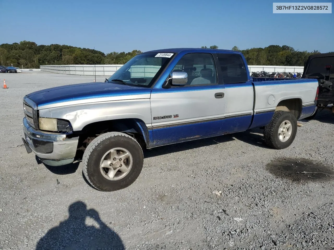 1997 Dodge Ram 1500 VIN: 3B7HF13Z2VG828572 Lot: 75109844