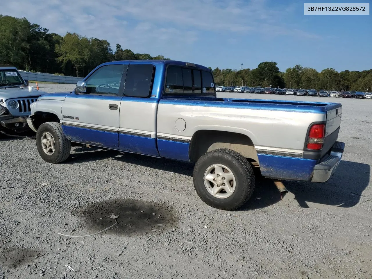 1997 Dodge Ram 1500 VIN: 3B7HF13Z2VG828572 Lot: 75109844