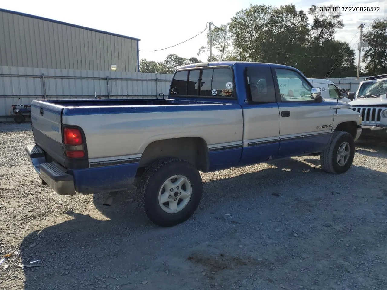 1997 Dodge Ram 1500 VIN: 3B7HF13Z2VG828572 Lot: 75109844