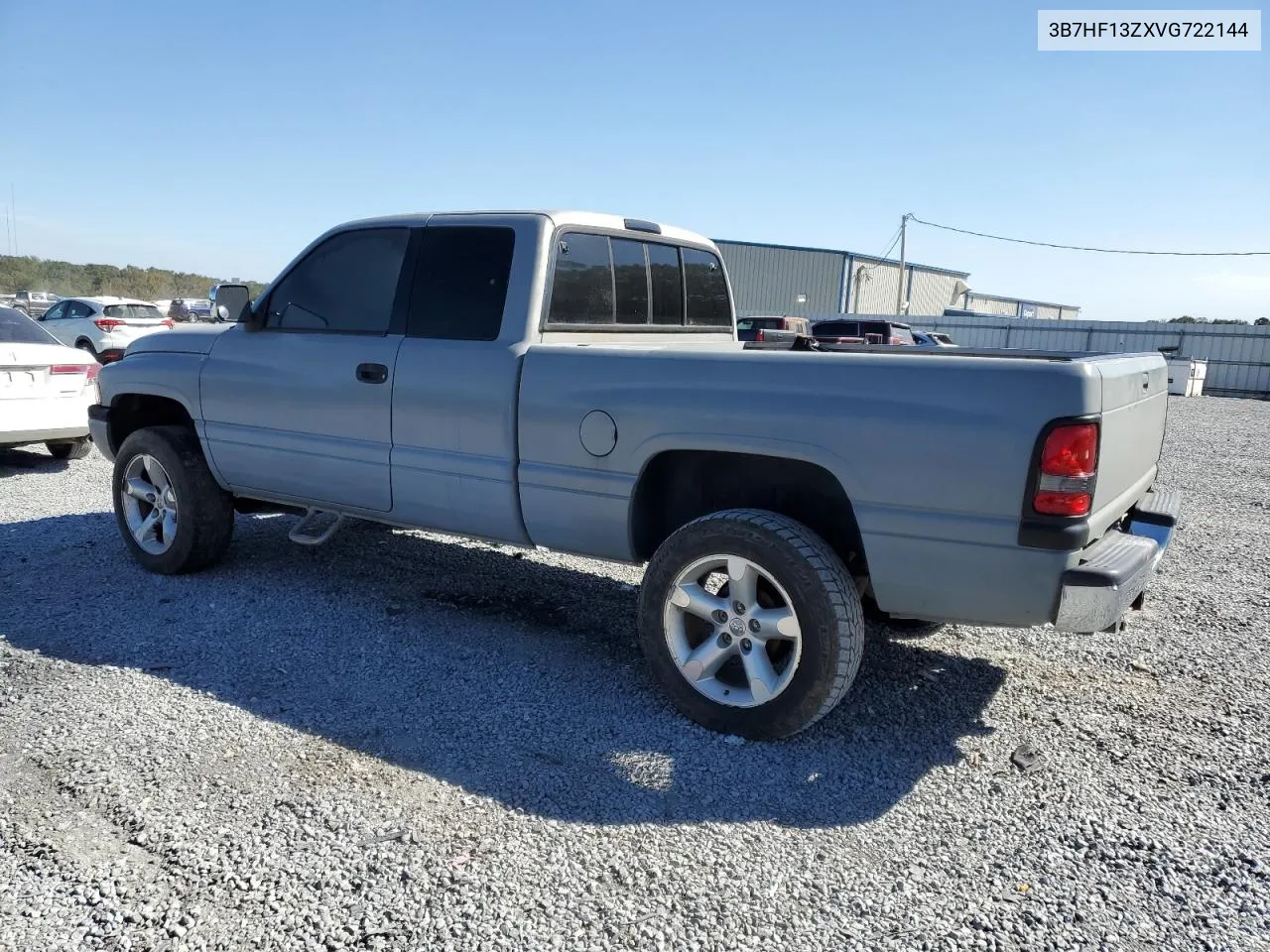 1997 Dodge Ram 1500 VIN: 3B7HF13ZXVG722144 Lot: 75688944