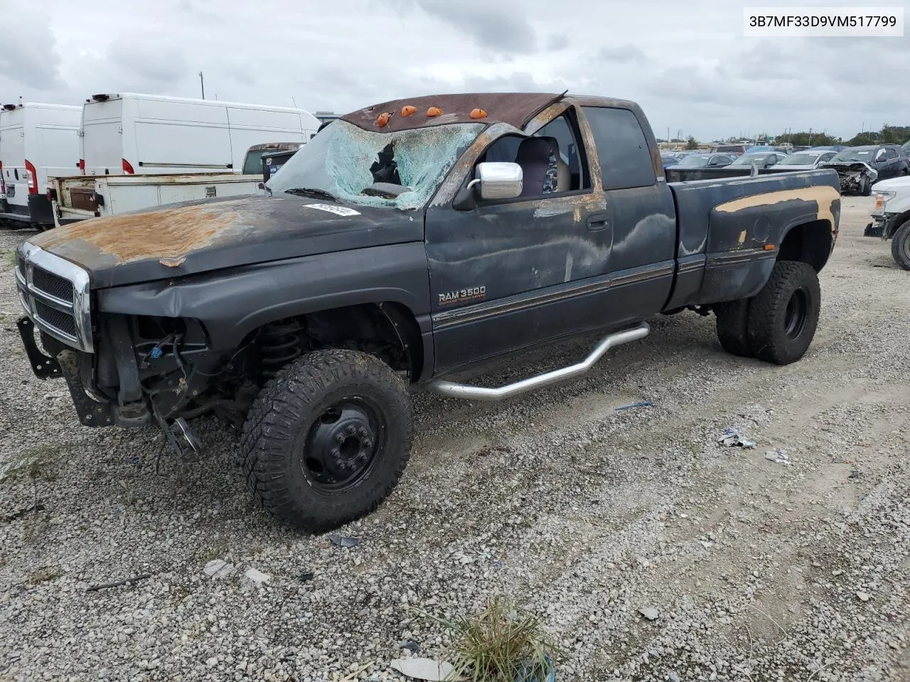 1997 Dodge Ram 3500 VIN: 3B7MF33D9VM517799 Lot: 78749544