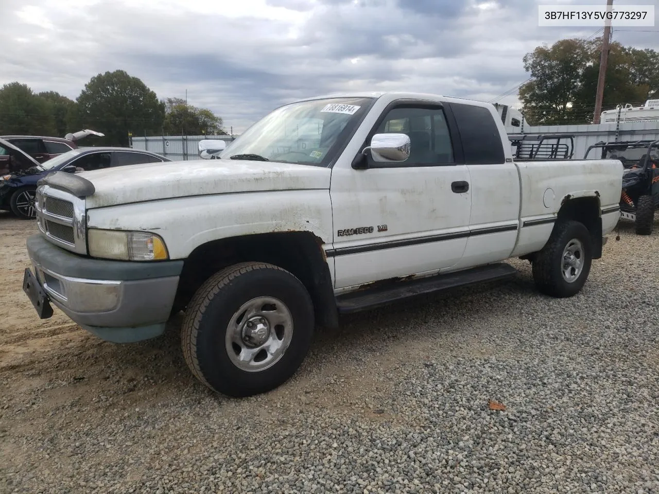 1997 Dodge Ram 1500 VIN: 3B7HF13Y5VG773297 Lot: 78816914