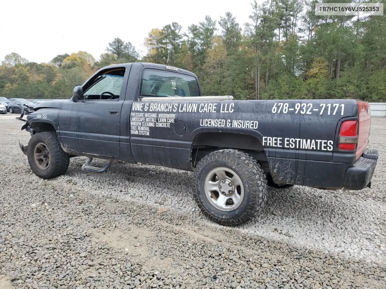 1997 Dodge Ram 1500 VIN: 1B7HC16Y6VJ525353 Lot: 79489384