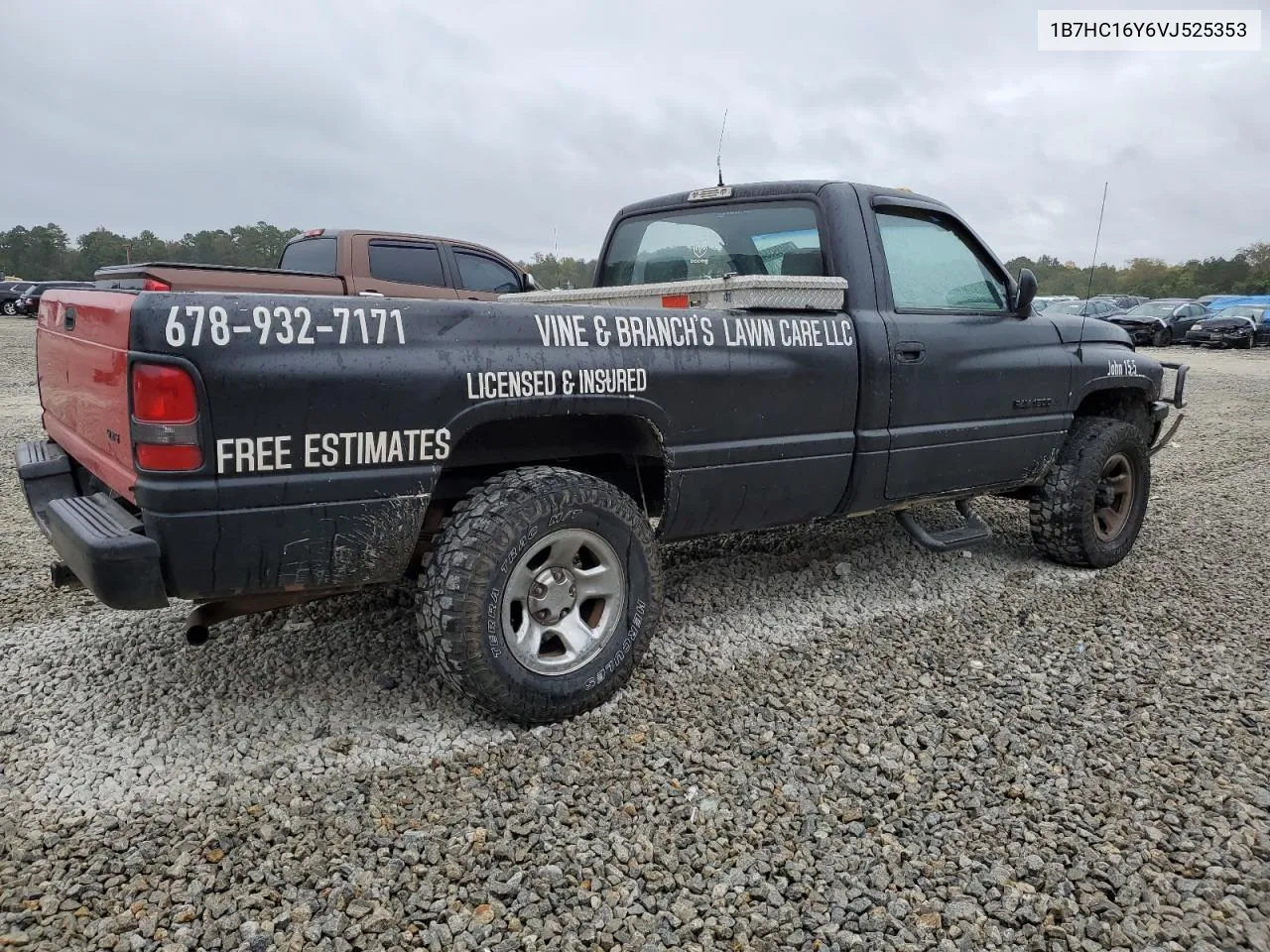 1997 Dodge Ram 1500 VIN: 1B7HC16Y6VJ525353 Lot: 79489384