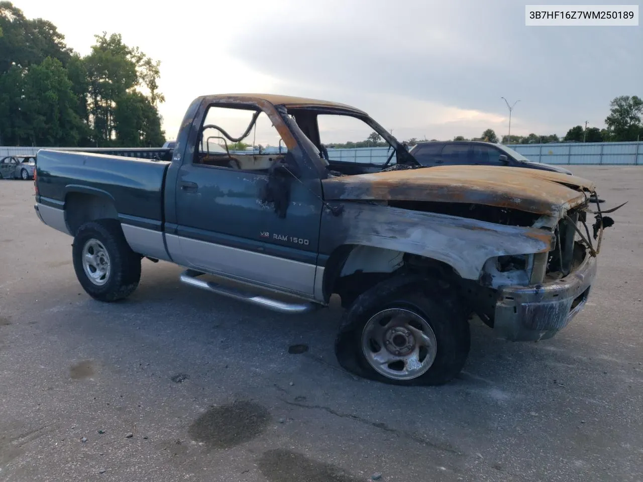 1998 Dodge Ram 1500 VIN: 3B7HF16Z7WM250189 Lot: 61916144