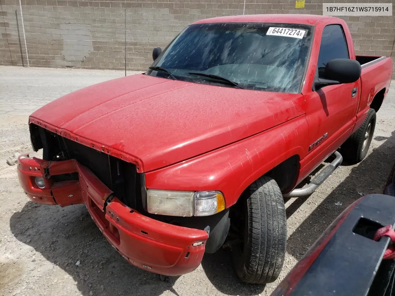 1B7HF16Z1WS715914 1998 Dodge Ram 1500