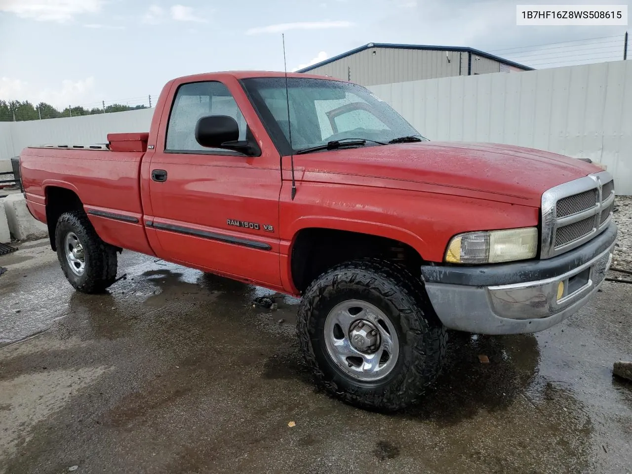 1998 Dodge Ram 1500 VIN: 1B7HF16Z8WS508615 Lot: 64791014