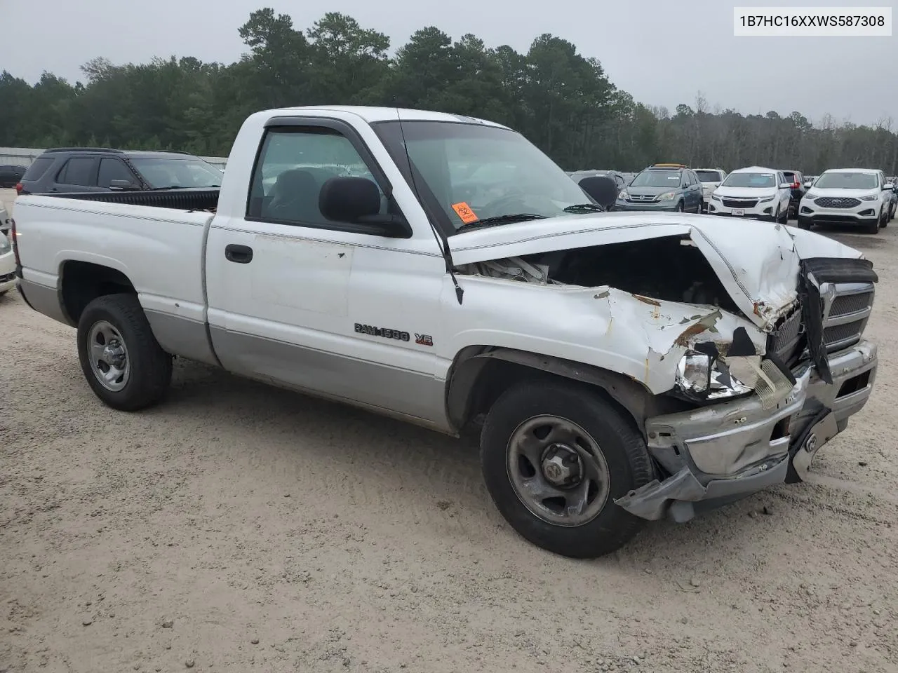 1998 Dodge Ram 1500 VIN: 1B7HC16XXWS587308 Lot: 66514534