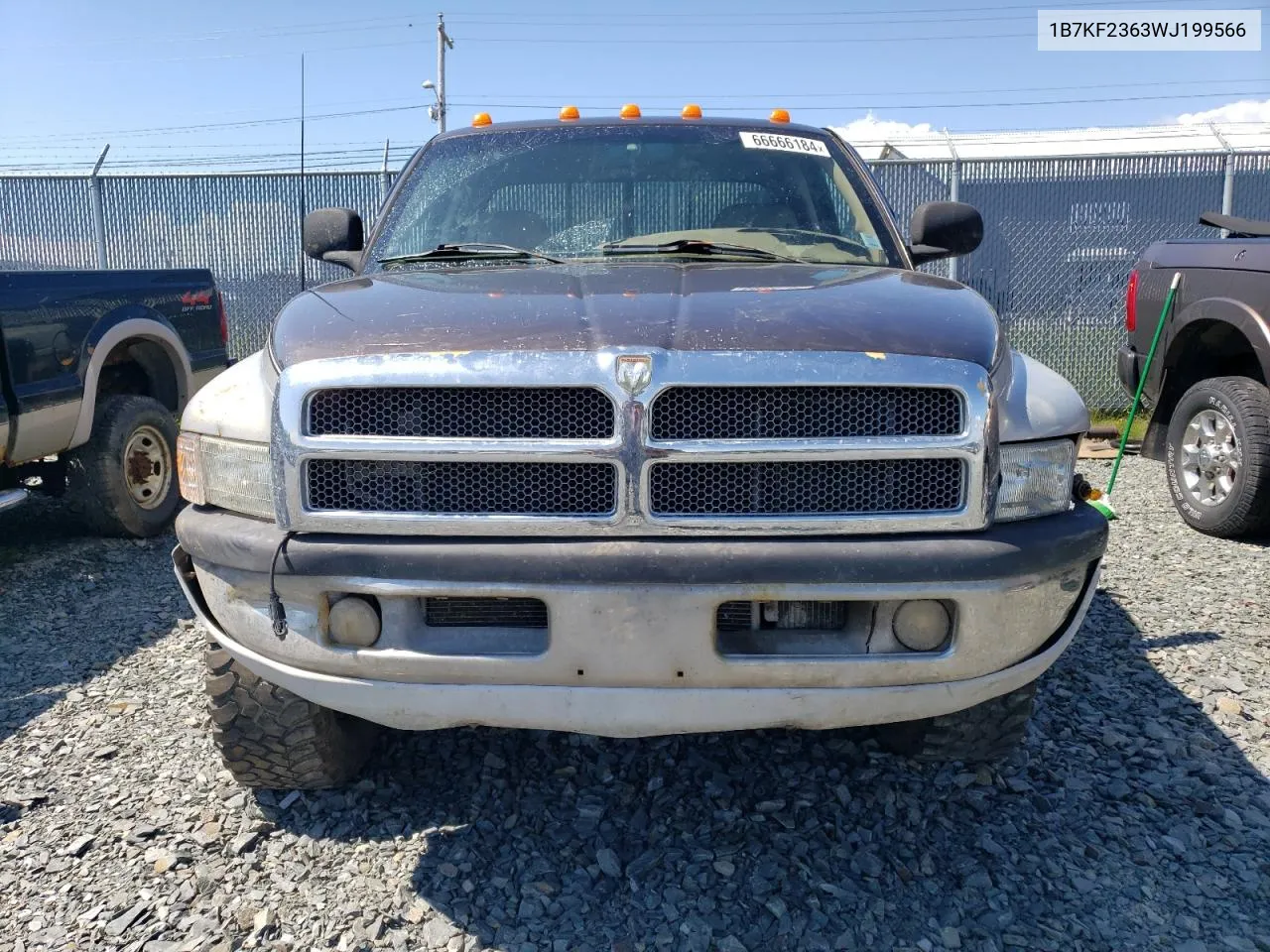 1998 Dodge Ram 2500 VIN: 1B7KF2363WJ199566 Lot: 66666184