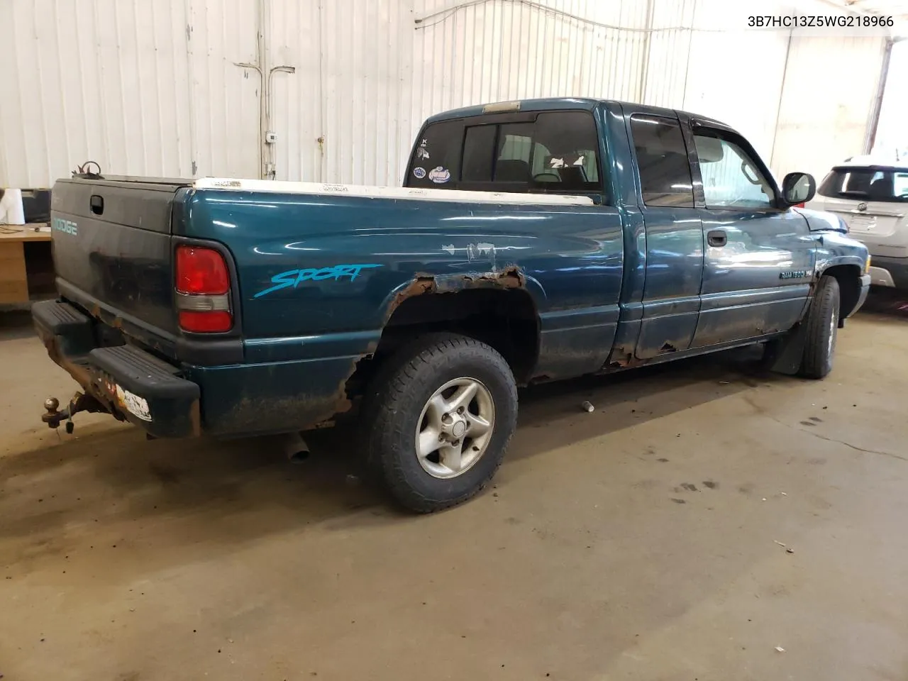 1998 Dodge Ram 1500 VIN: 3B7HC13Z5WG218966 Lot: 66917964