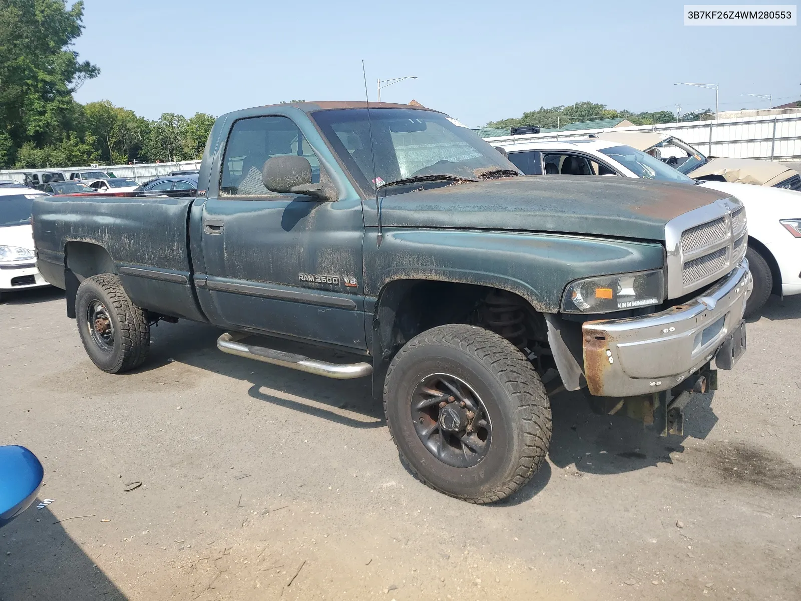 3B7KF26Z4WM280553 1998 Dodge Ram 2500