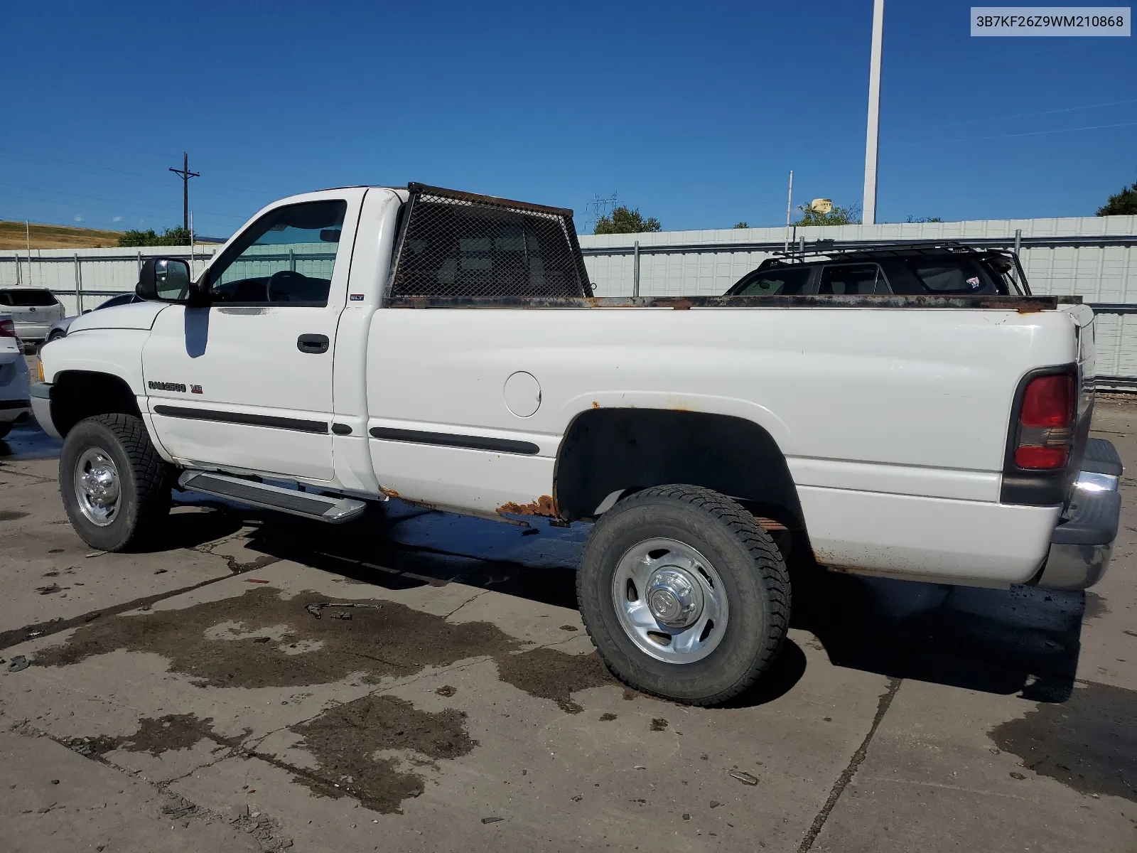 1998 Dodge Ram 2500 VIN: 3B7KF26Z9WM210868 Lot: 67855594