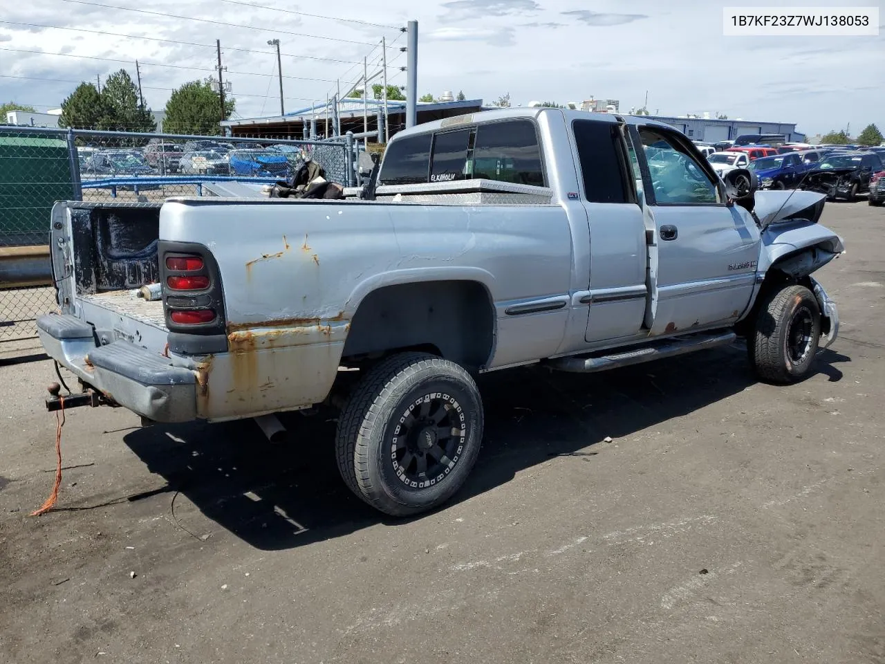 1998 Dodge Ram 2500 VIN: 1B7KF23Z7WJ138053 Lot: 68652624