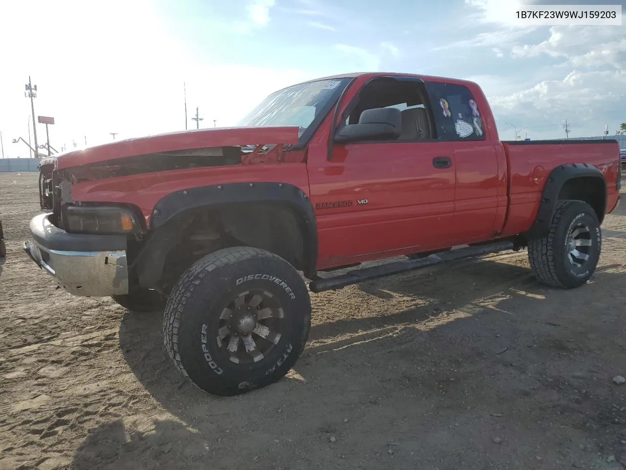 1998 Dodge Ram 2500 VIN: 1B7KF23W9WJ159203 Lot: 69391424