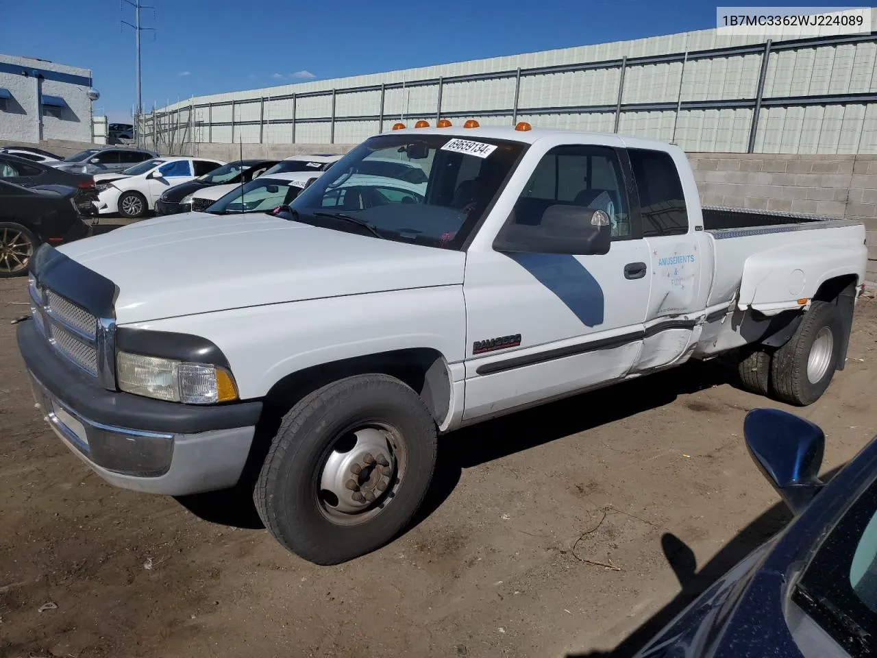 1998 Dodge Ram 3500 VIN: 1B7MC3362WJ224089 Lot: 69659134