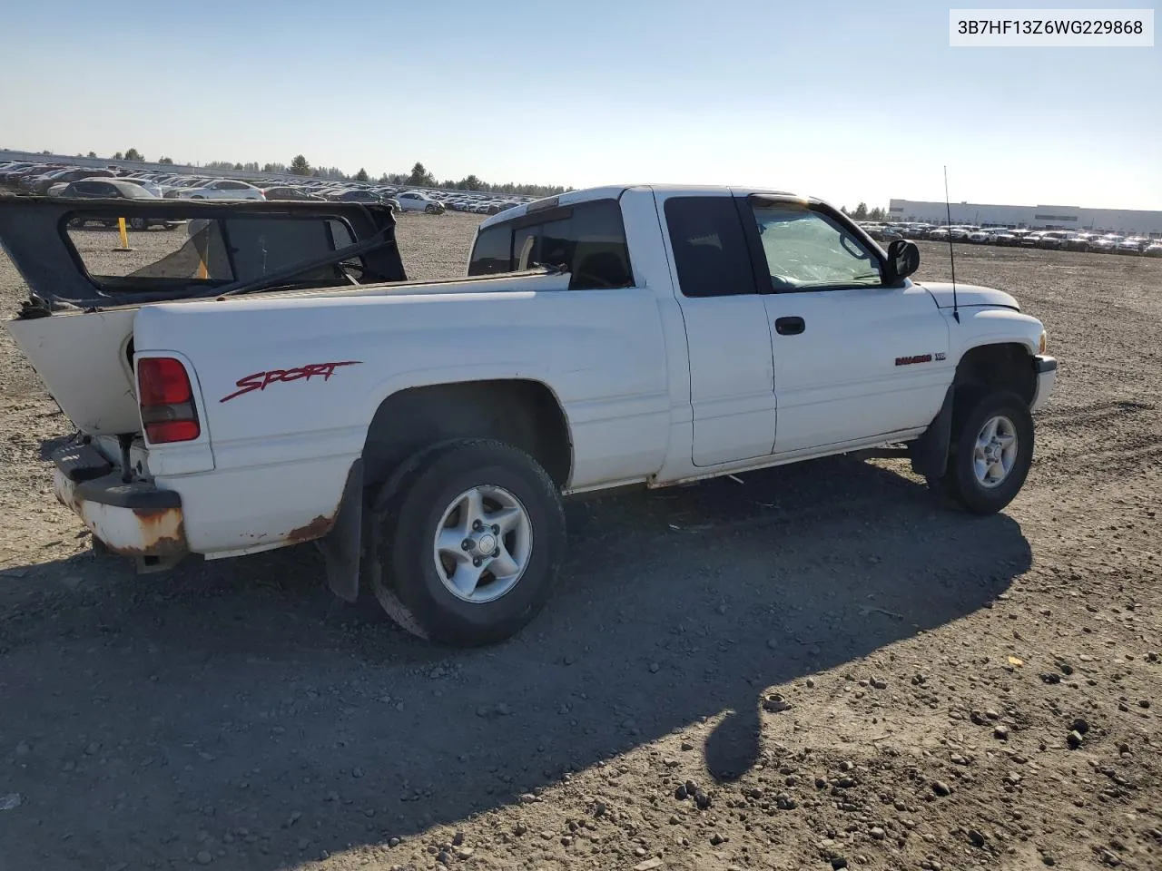 1998 Dodge Ram 1500 VIN: 3B7HF13Z6WG229868 Lot: 70308804