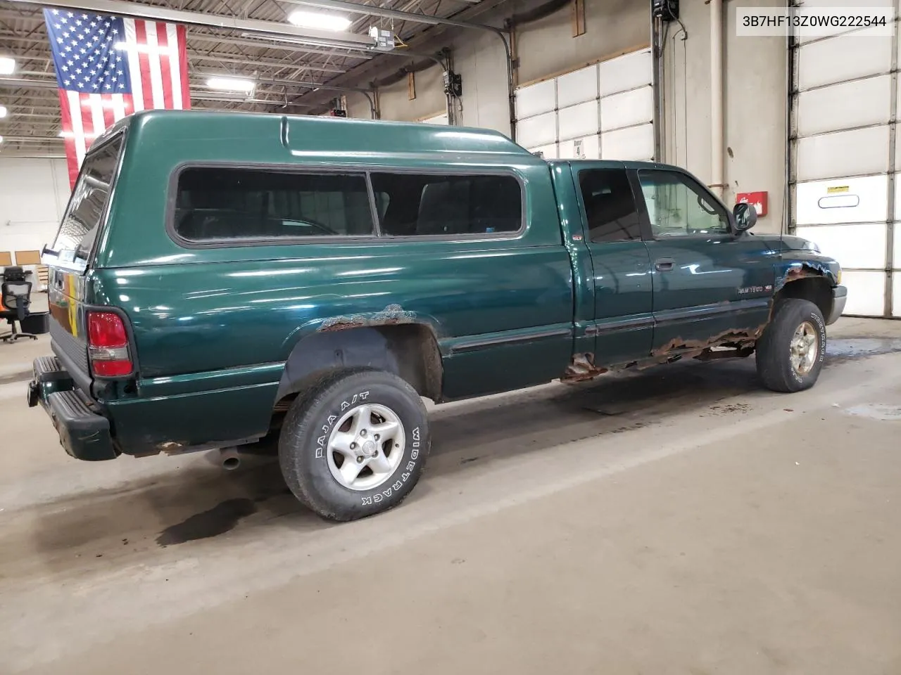 1998 Dodge Ram 1500 VIN: 3B7HF13Z0WG222544 Lot: 70544494