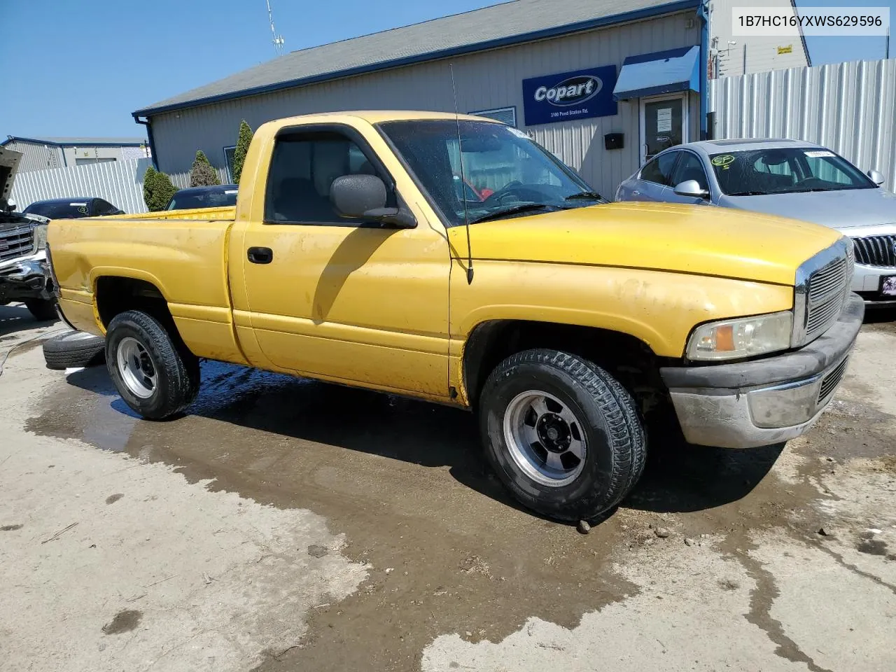 1998 Dodge Ram 1500 VIN: 1B7HC16YXWS629596 Lot: 71104084