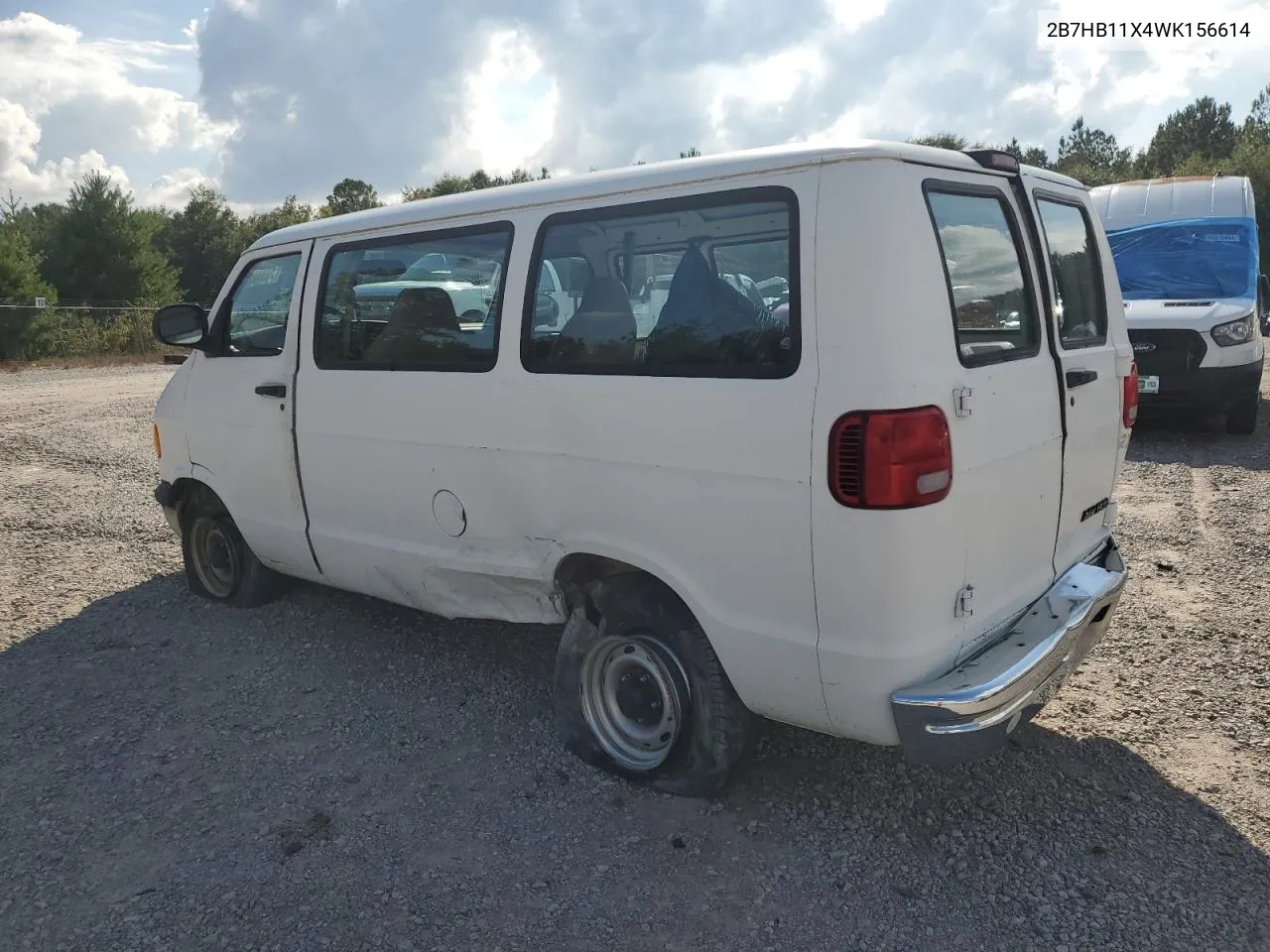 1998 Dodge Ram Van B1500 VIN: 2B7HB11X4WK156614 Lot: 71342094