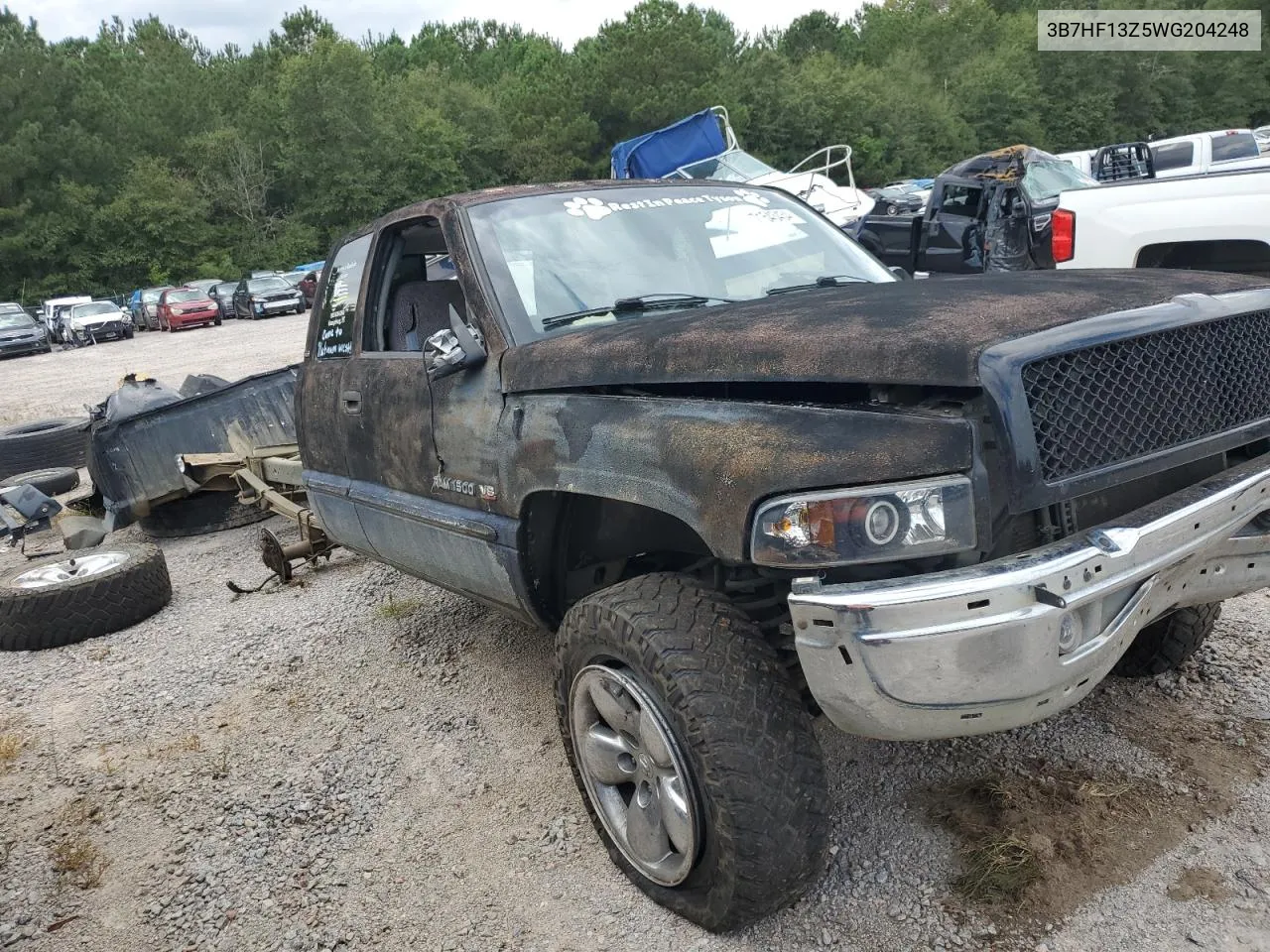 1998 Dodge Ram 1500 VIN: 3B7HF13Z5WG204248 Lot: 71543434