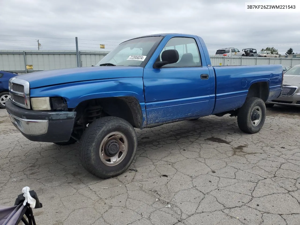 3B7KF26Z3WM221543 1998 Dodge Ram 2500