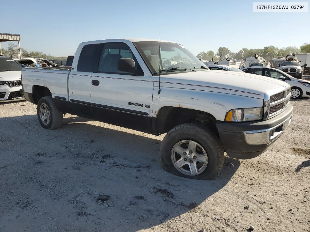 1998 Dodge Ram 1500 VIN: 1B7HF13Z0WJ103794 Lot: 72551044