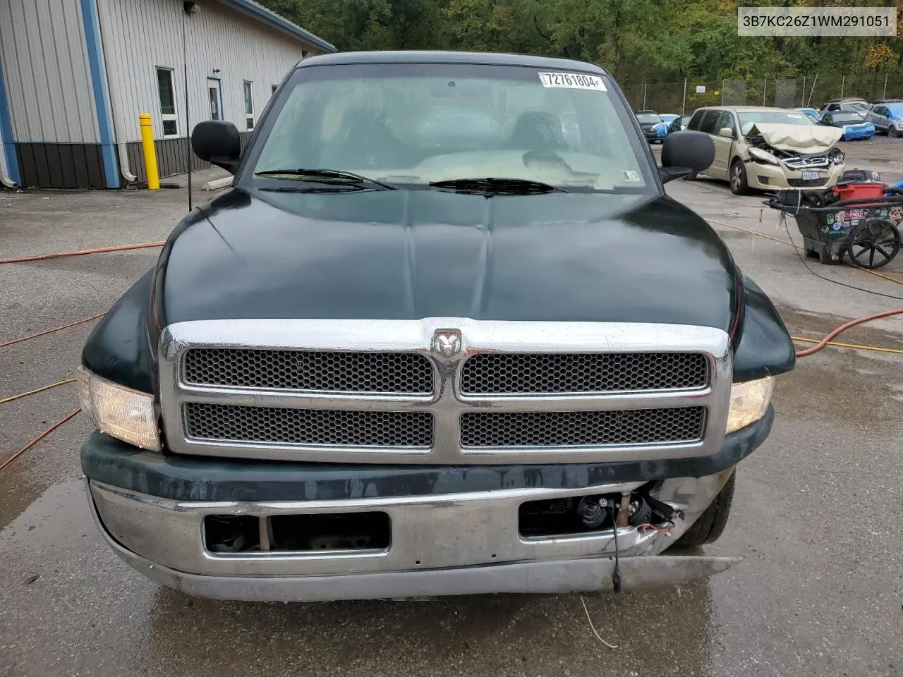 1998 Dodge Ram 2500 VIN: 3B7KC26Z1WM291051 Lot: 72761804