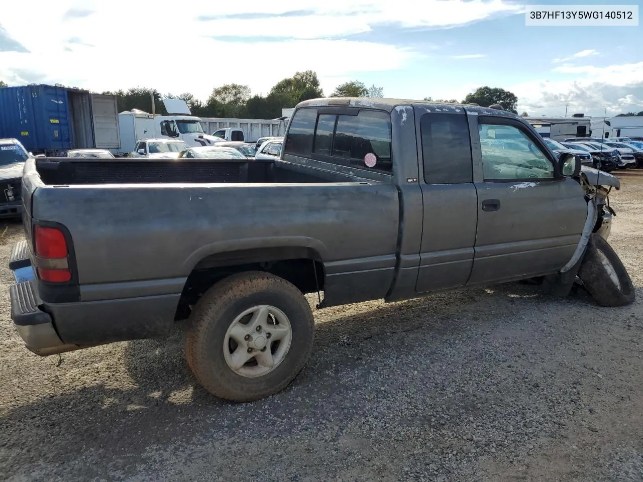 1998 Dodge Ram 1500 VIN: 3B7HF13Y5WG140512 Lot: 73731824