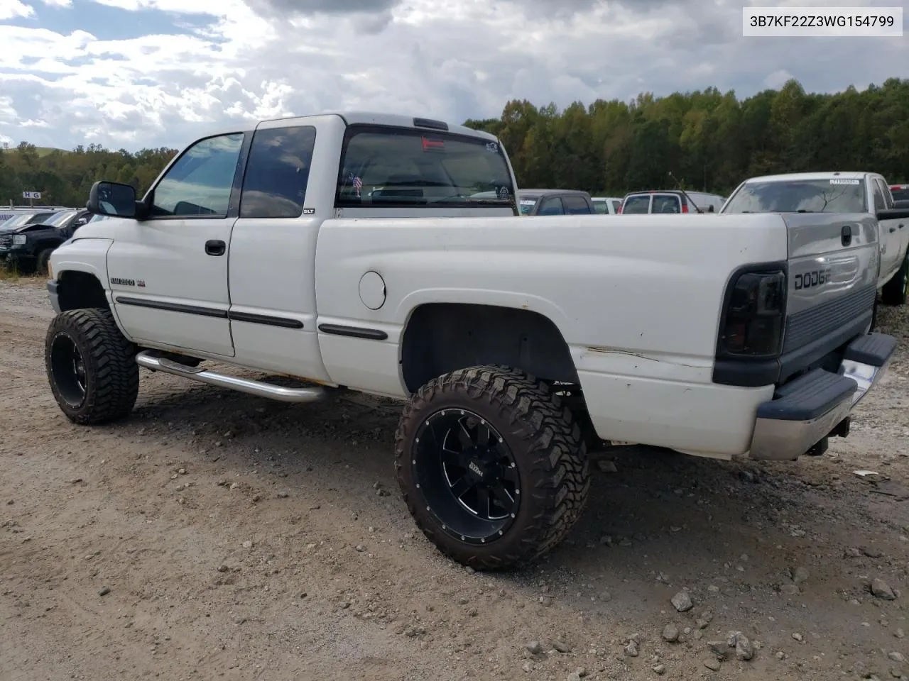 1998 Dodge Ram 2500 VIN: 3B7KF22Z3WG154799 Lot: 74518964