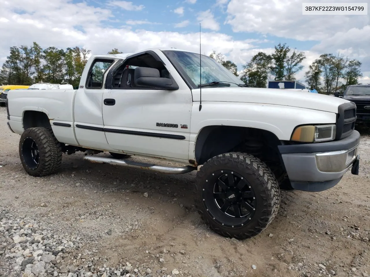 1998 Dodge Ram 2500 VIN: 3B7KF22Z3WG154799 Lot: 74518964