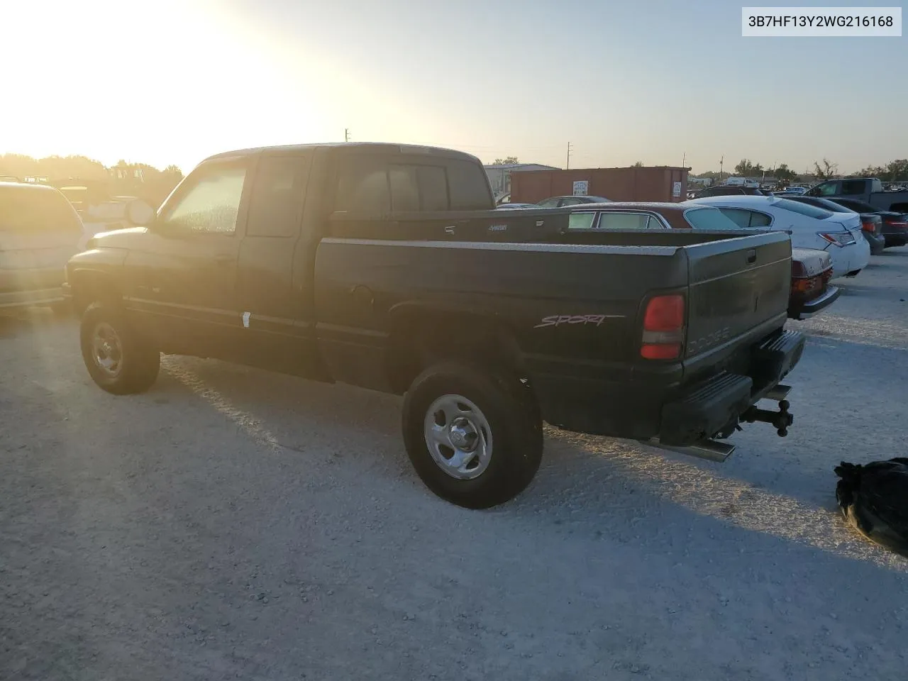 1998 Dodge Ram 1500 VIN: 3B7HF13Y2WG216168 Lot: 76742244