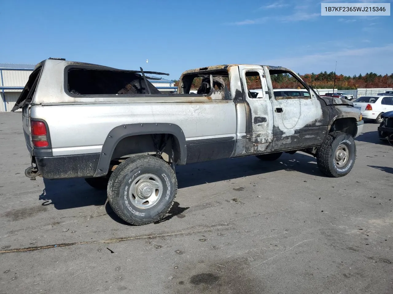 1998 Dodge Ram 2500 VIN: 1B7KF2365WJ215346 Lot: 77669924