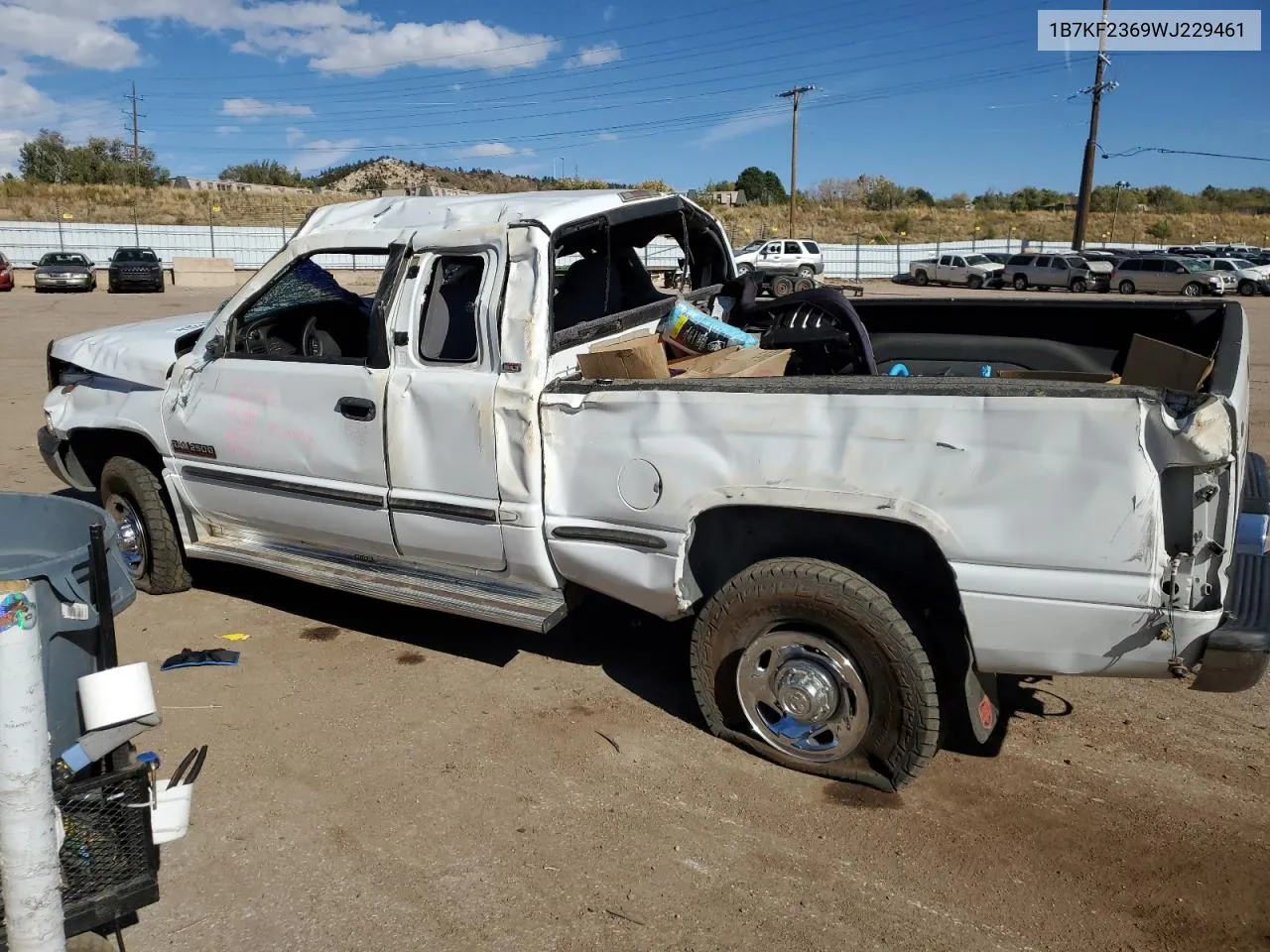 1998 Dodge Ram 2500 VIN: 1B7KF2369WJ229461 Lot: 78272374