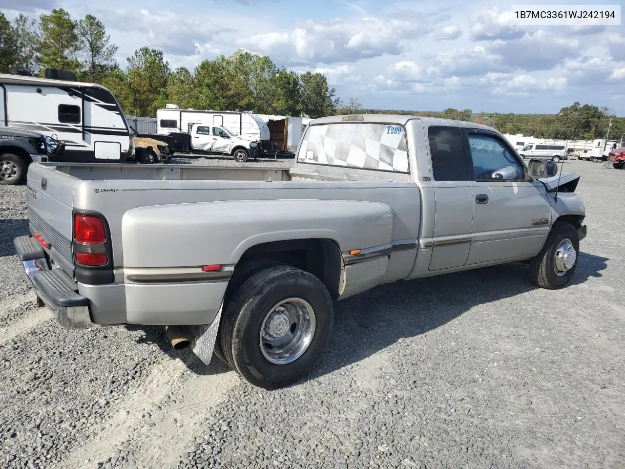 1998 Dodge Ram 3500 VIN: 1B7MC3361WJ242194 Lot: 78511124