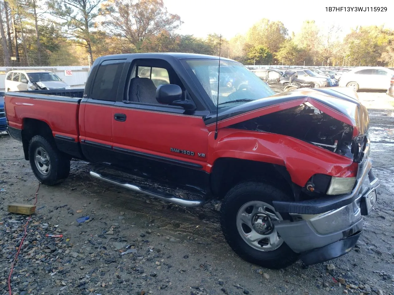 1998 Dodge Ram 1500 VIN: 1B7HF13Y3WJ115929 Lot: 79954004