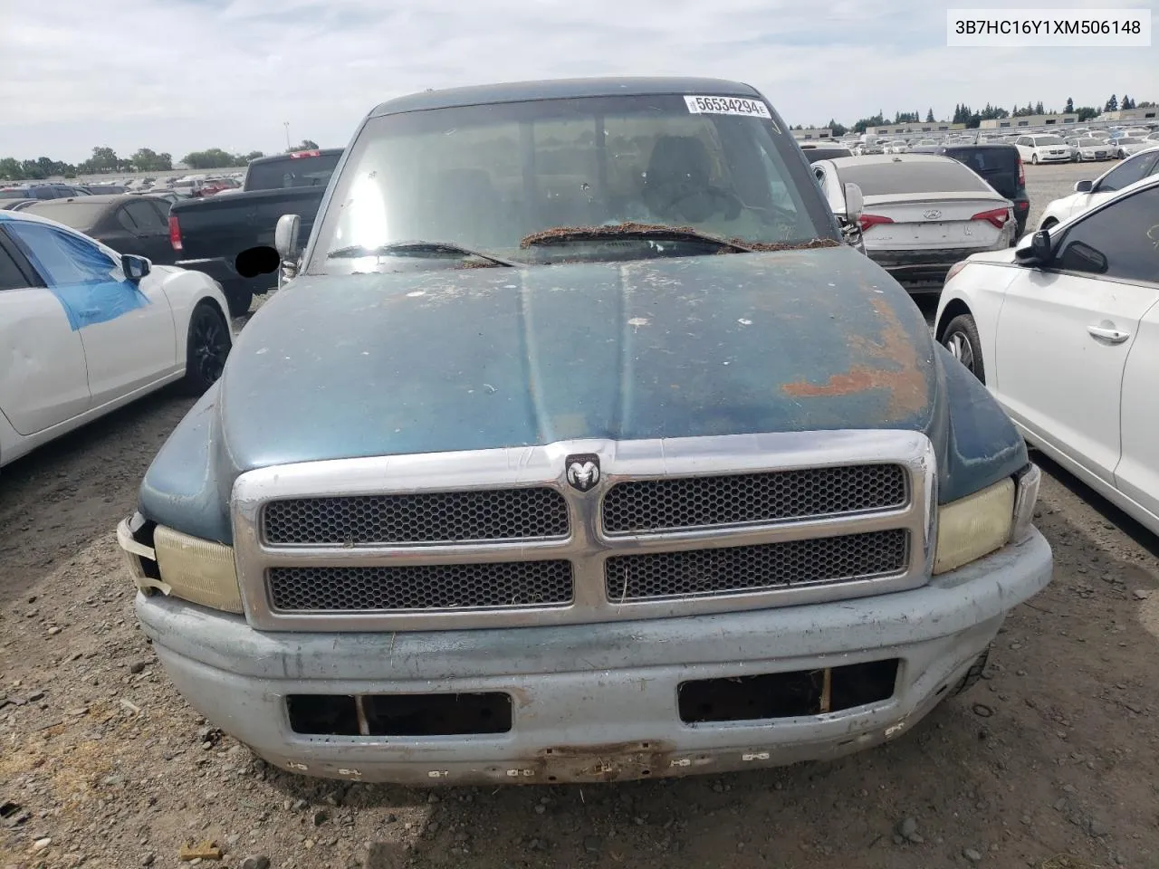 1999 Dodge Ram 1500 VIN: 3B7HC16Y1XM506148 Lot: 56534294