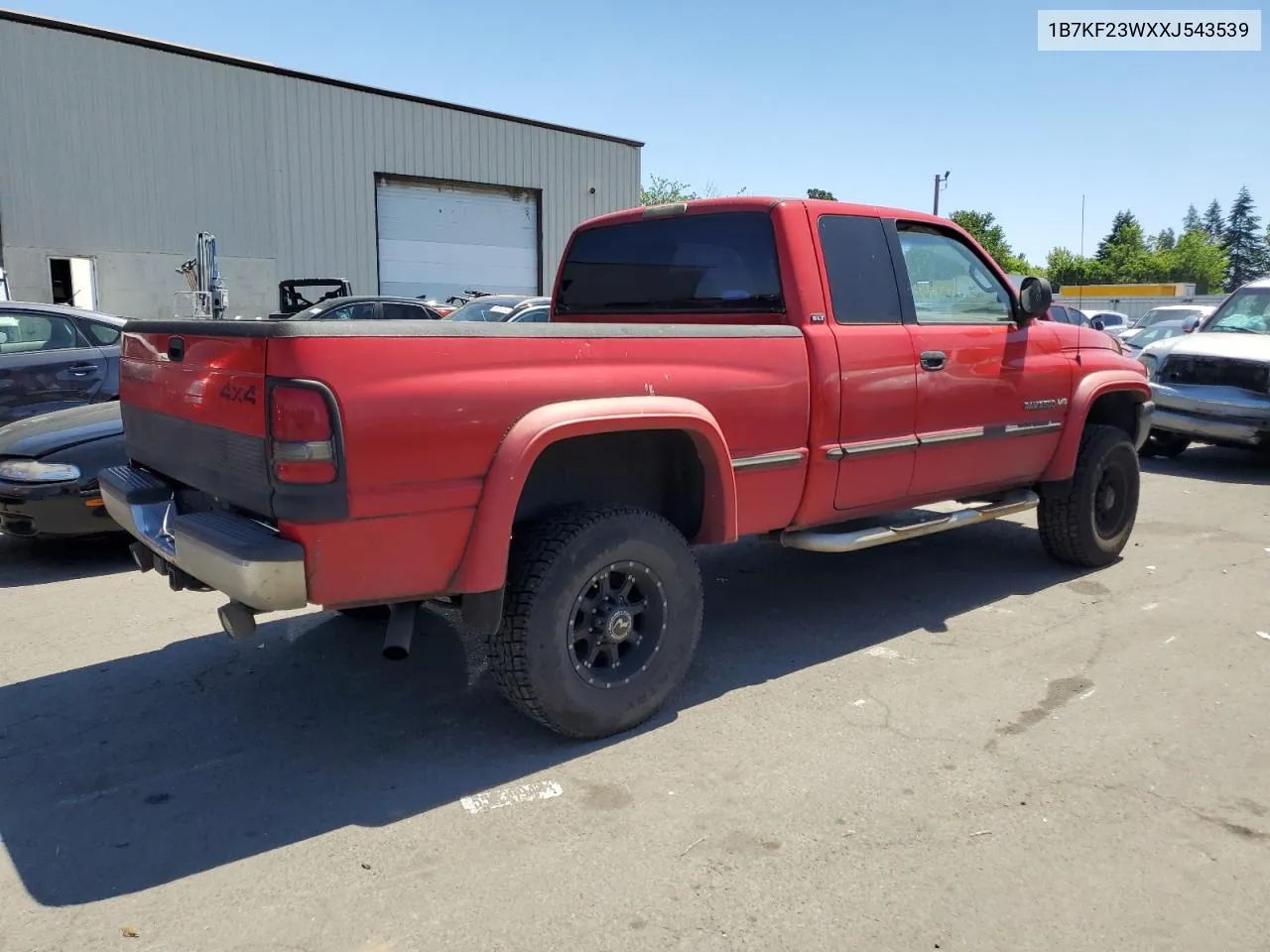 1999 Dodge Ram 2500 VIN: 1B7KF23WXXJ543539 Lot: 58572814