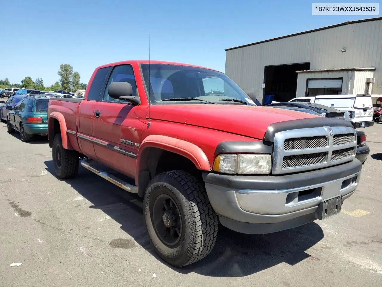 1999 Dodge Ram 2500 VIN: 1B7KF23WXXJ543539 Lot: 58572814