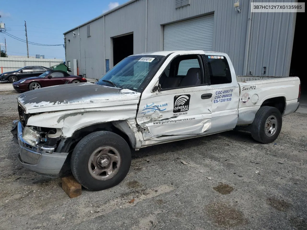 1999 Dodge Ram 1500 VIN: 3B7HC12Y7XG135985 Lot: 66934814