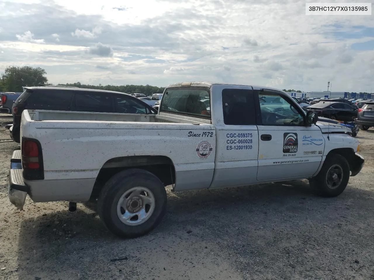 1999 Dodge Ram 1500 VIN: 3B7HC12Y7XG135985 Lot: 66934814