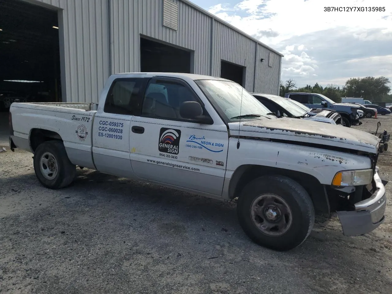 1999 Dodge Ram 1500 VIN: 3B7HC12Y7XG135985 Lot: 66934814