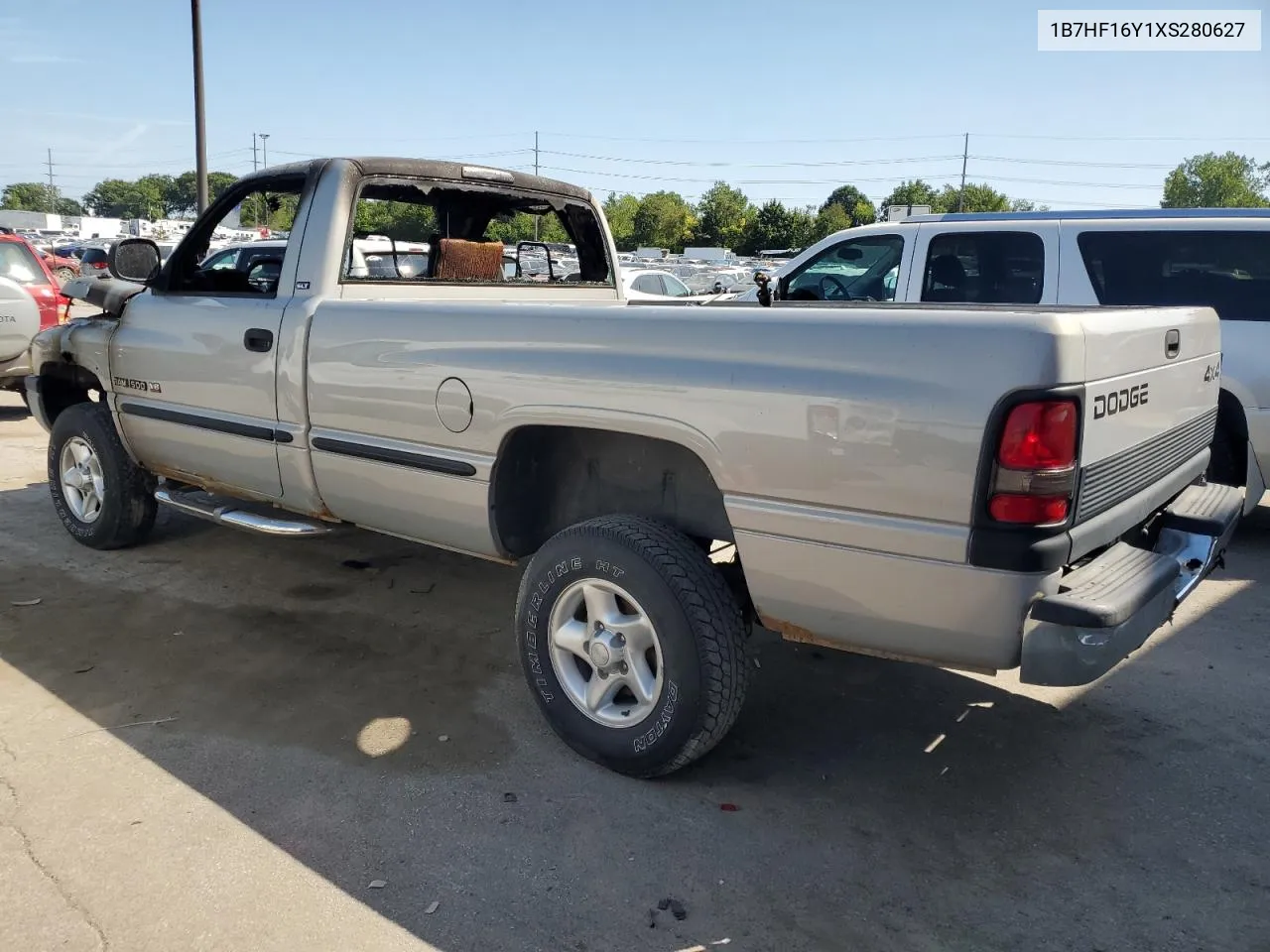 1999 Dodge Ram 1500 VIN: 1B7HF16Y1XS280627 Lot: 68612354