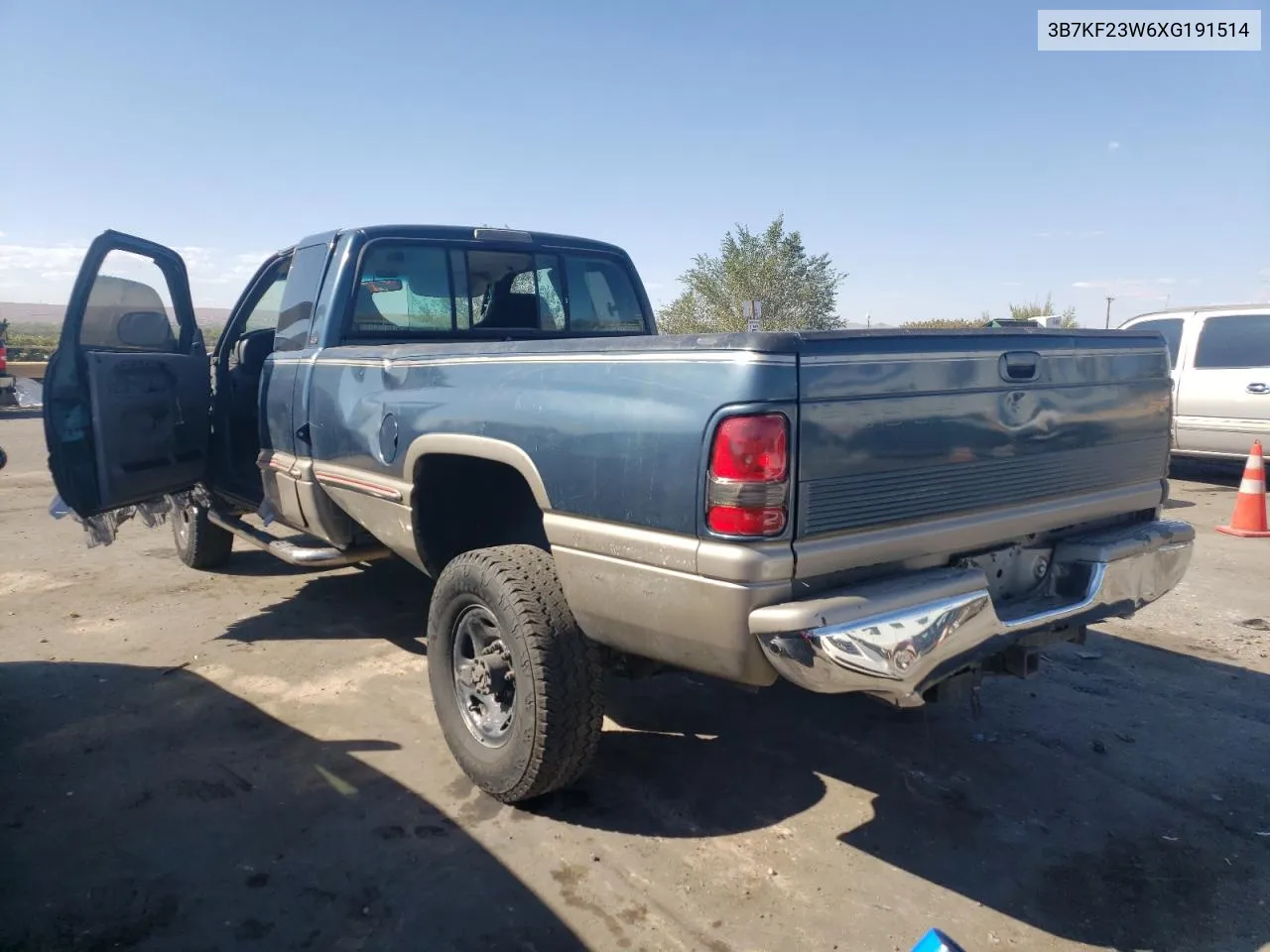 1999 Dodge Ram 2500 VIN: 3B7KF23W6XG191514 Lot: 73981044