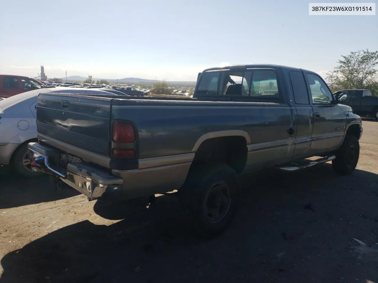 1999 Dodge Ram 2500 VIN: 3B7KF23W6XG191514 Lot: 73981044